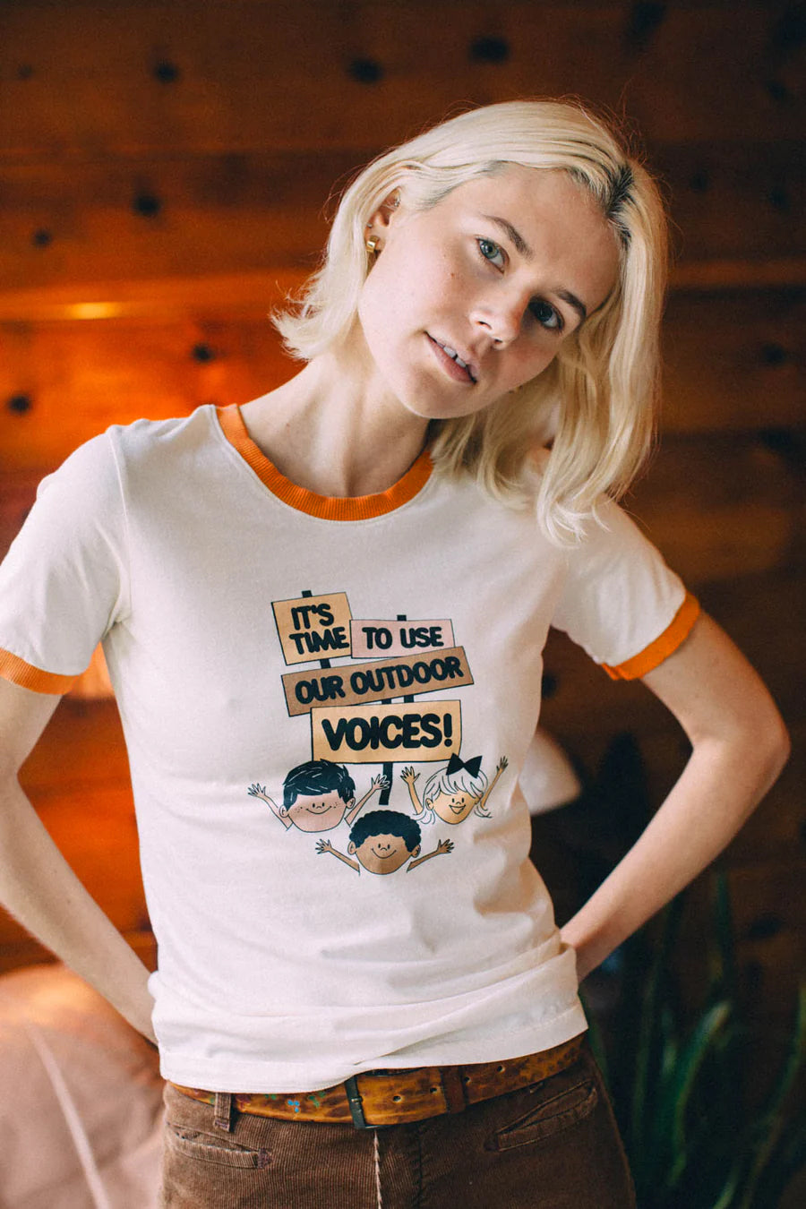 It's Time to Use Our Outdoor Voices | Fitted Ringer – The Bee