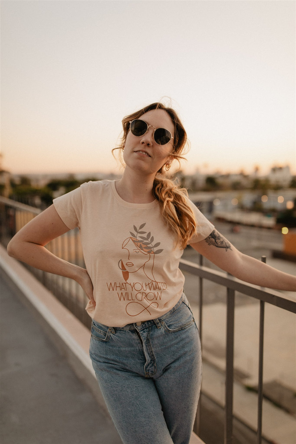 What You Water Will Grow Shirt - Women's T-Shirt | The Bee & The Fox