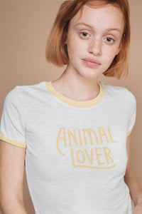 Animal Lover Ringer Tee for Women by The Bee and The Fox