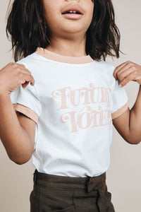 Future Voter Ringer Tee for Kids by The Bee and The Fox