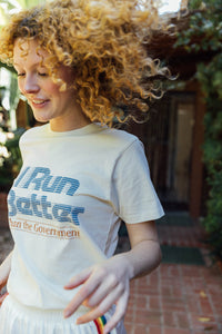 I RUN Better Than the Government Unisex Crewneck by The Bee & The Fox