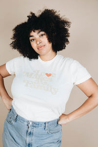 Love Makes a Family Shirt in Unisex by The Bee and The Fox