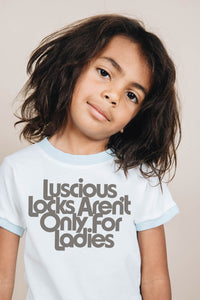 Luscious Locks Aren't Only for the Ladies Shirt for Kids by The Bee and The Fox