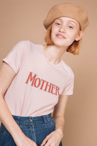 Pink Crewneck Mother Shirt by The Bee and The Fox
