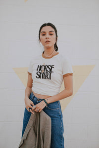 Horse Shirt Ringer Tee by The Bee & The Fox
