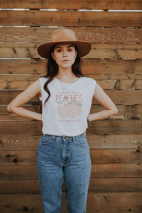If You Don't Like My Peaches Muscle Tee for Women by The Bee & The Fox