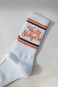 We All Shine On Socks by The Bee and The Fox