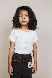 We Need Each Other Ringer Tee for Kids by The Bee and The Fox