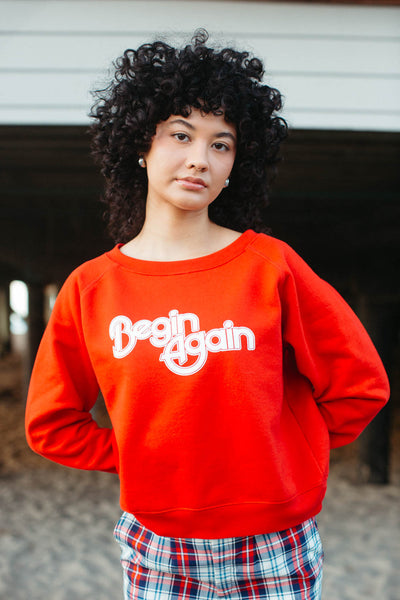 Begin Again | Crop Sweatshirt – The Bee & The Fox