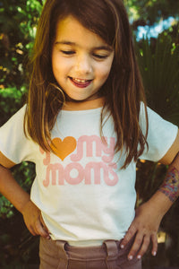 I Love My Mums Tee for Kids by The Bee & The Fox