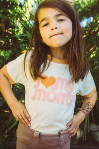 I Love My Mums Tee for Kids by The Bee & The Fox