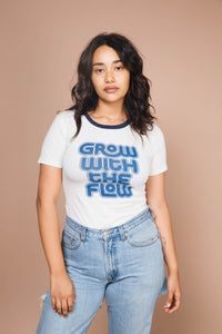 Grow with the Flow Ringer Tee for Women by The Bee and The Fox