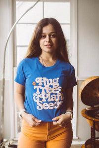 Hug Trees & Plant Seeds Tee for Women by The Bee & The Fox