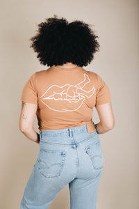 Back of Man Eater Shirt for Women by The Bee and The Fox