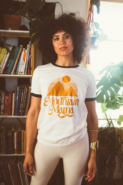 Mountain Mama Shirt - Women's Ringer Tee | The Bee & The Fox