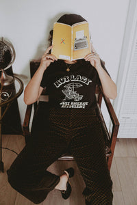 Not Lazy, Just Energy Efficient Ringer Tee by The Bee & The Fox