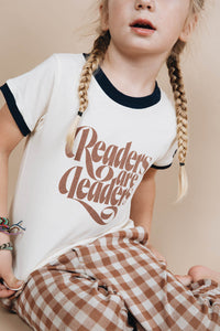 Readers Are Leaders Shirt for Kids by The Bee and The Fox