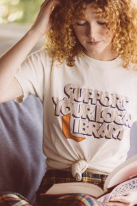 Support Your Local Library | Unisex Crewneck by The Bee and The Fox