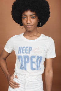 Keep Your Mind Open Shirt for Women by The Bee and The Fox