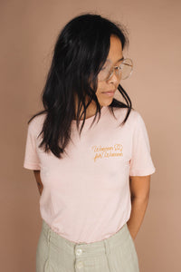 Peach Women for Women Sisterhood Shirt by The Bee and The Fox