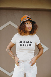 Cream Mama Bird shirt for women from The Bee & The Fox