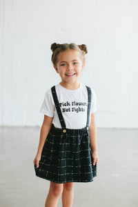 Pick Flowers Not Fights Shirt for Kids by The Bee and The Fox